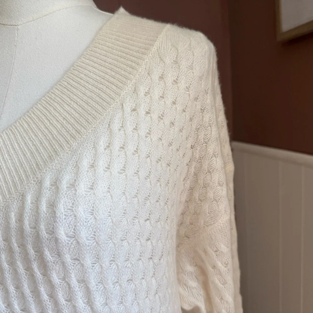 NWT Brodie Ombre 100% Cashmere Sweater (FLAW) - Picture 4 of 10